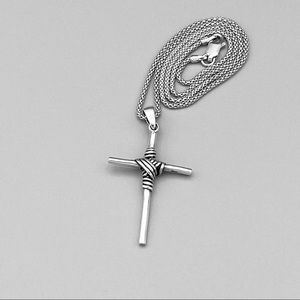 Sterling Silver Cross Necklace, Faith Necklace